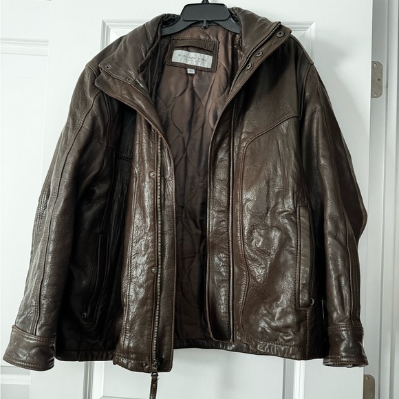 VGUC: Marc by Andrew Marc leather jacket - Picture 1 of 4